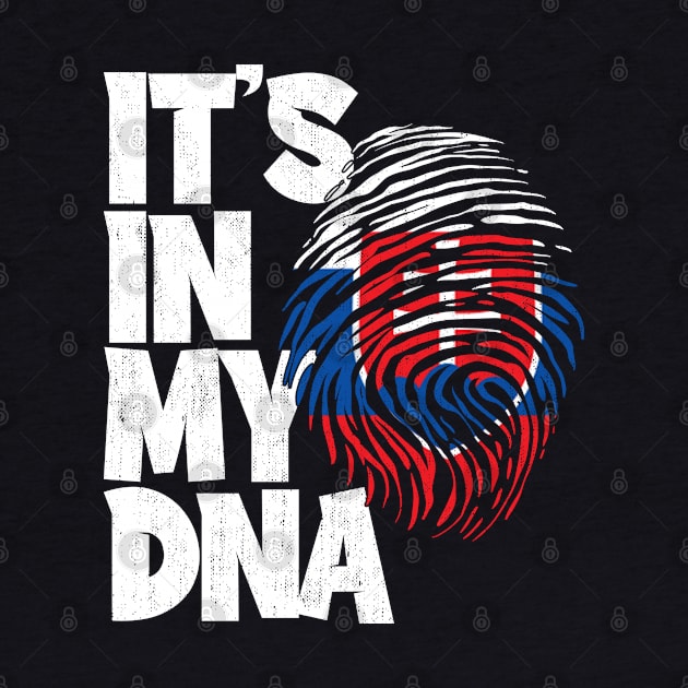 IT'S IN MY DNA Slovakia Flag Men Women Kids by simonStufios